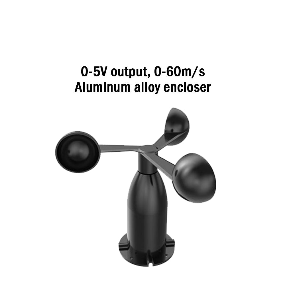 0-60m/s Aluminum alloy Wind Speed Sensor 4-20MA 0-5V 0-10V RS485 Pulse Output Wind Speed Transmitter Anemometer