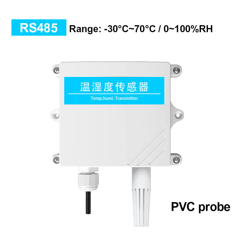 IP65 Protection RS485 Temperature Humidity Transducer Transmitter with LED Display, Support Modbus