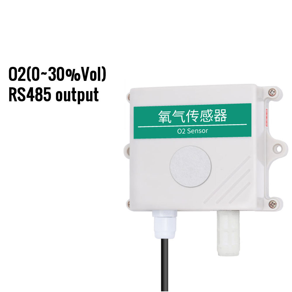 O2 sensor O2 transmitter intelligent oxygen transmitter in greenhouse agriculture farm oxygen detector modbus RS485 4-20MA 0-5V
