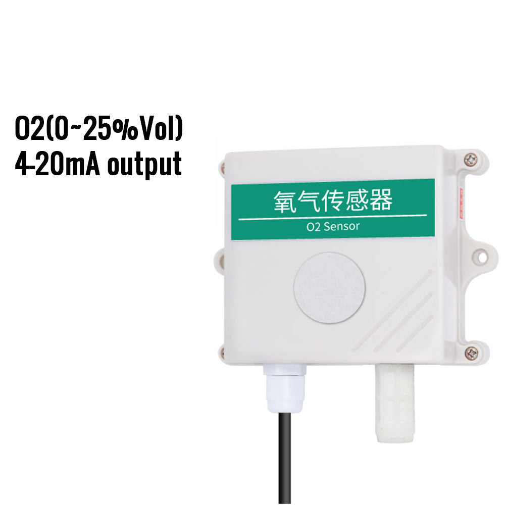 O2 sensor O2 transmitter intelligent oxygen transmitter in greenhouse agriculture farm oxygen detector modbus RS485 4-20MA 0-5V