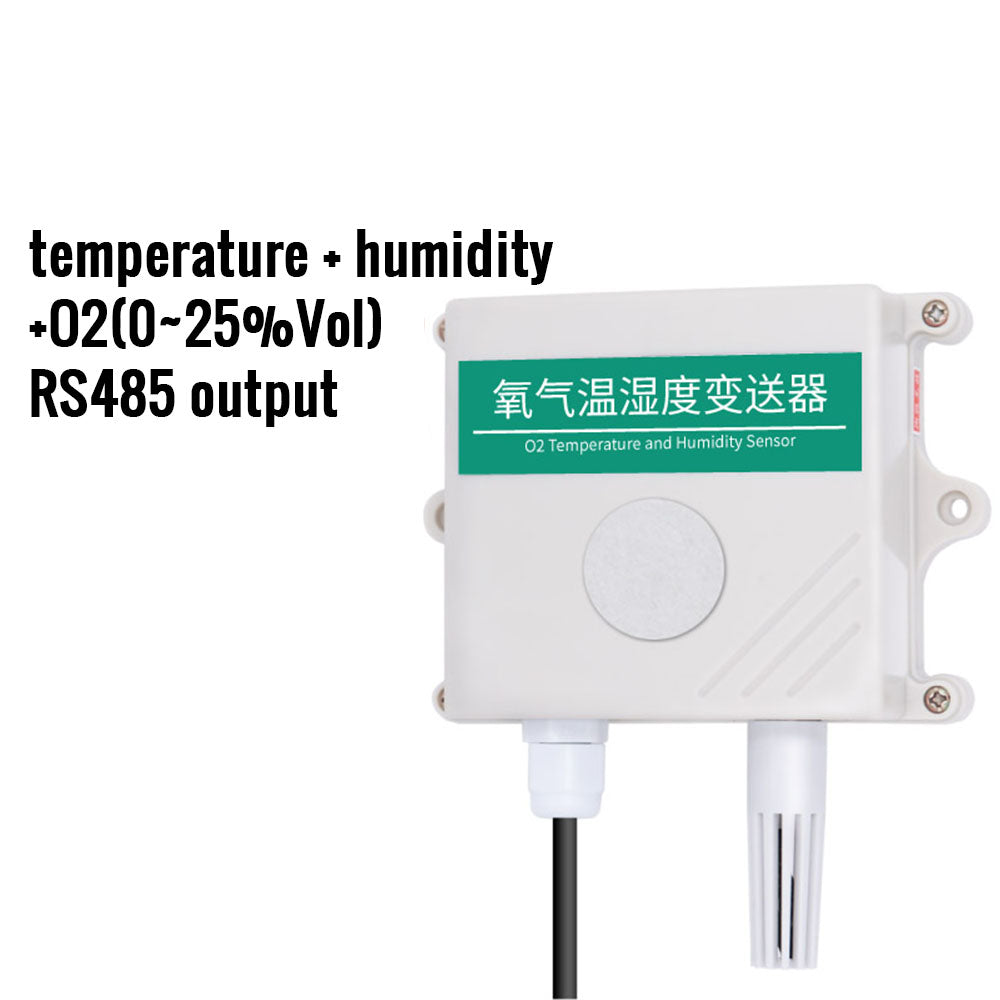O2 sensor O2 transmitter intelligent oxygen transmitter in greenhouse agriculture farm oxygen detector modbus RS485 4-20MA 0-5V