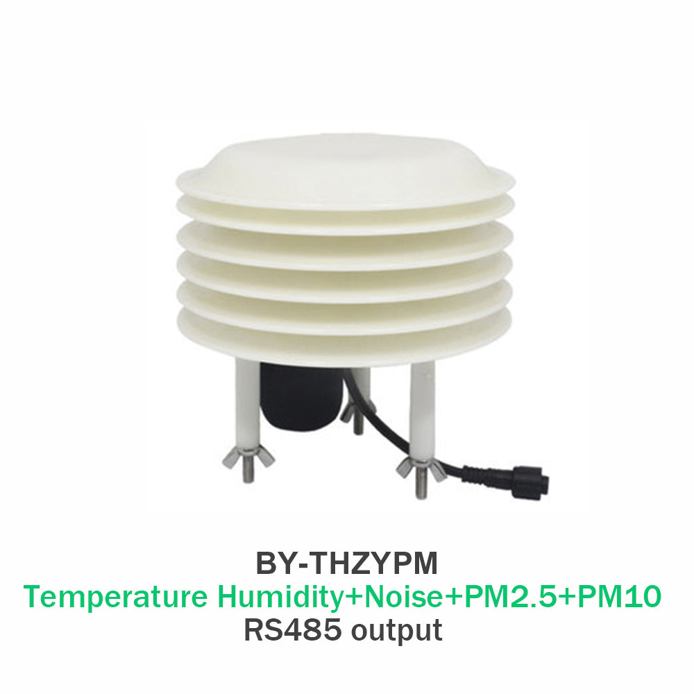 TTE-BY Outdoor Atmosphere Temperature Humidity Noise Pressure PM2.5 Illumination CO2 Sensor With Rs485 Output