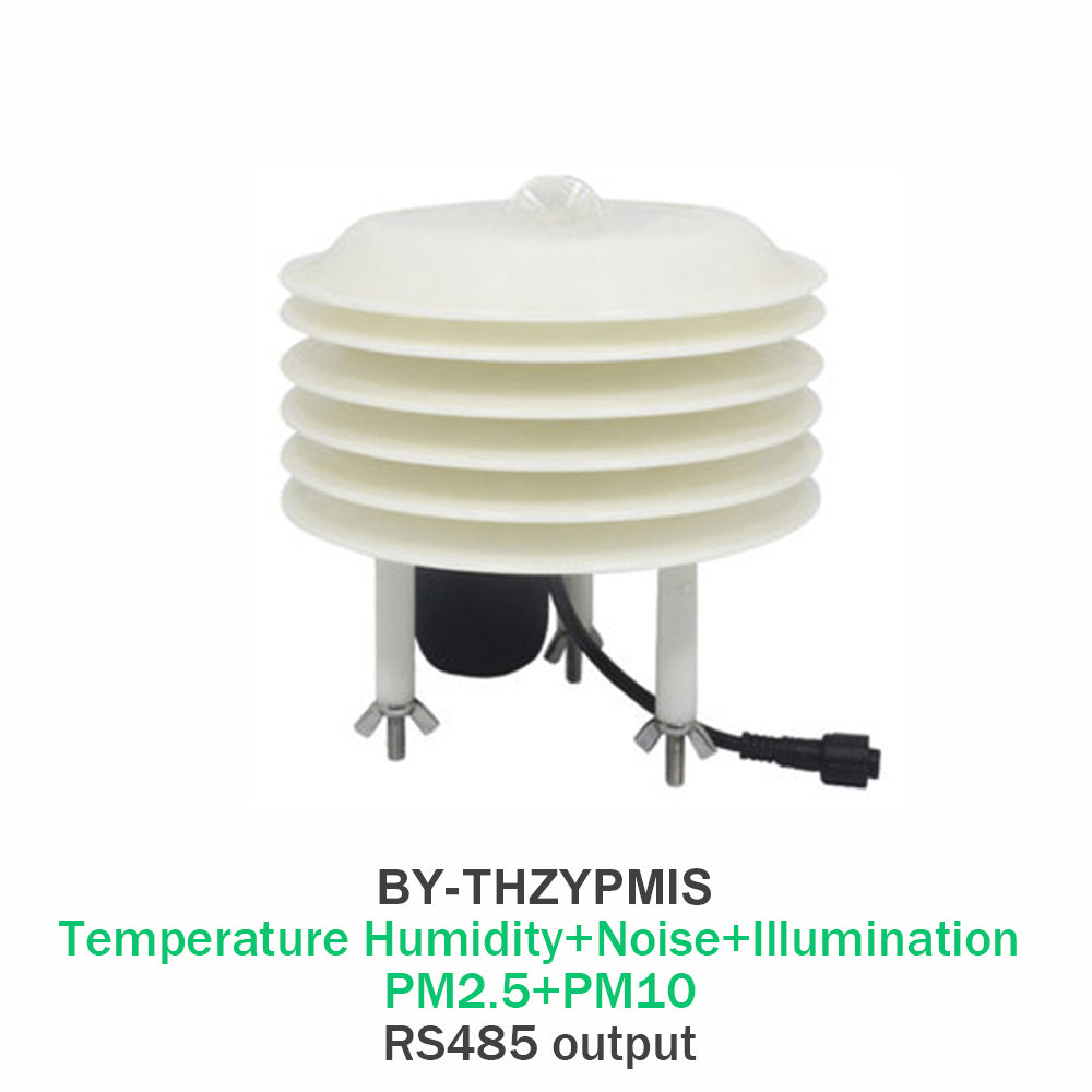 TTE-BY Outdoor Atmosphere Temperature Humidity Noise Pressure PM2.5 Illumination CO2 Sensor With Rs485 Output
