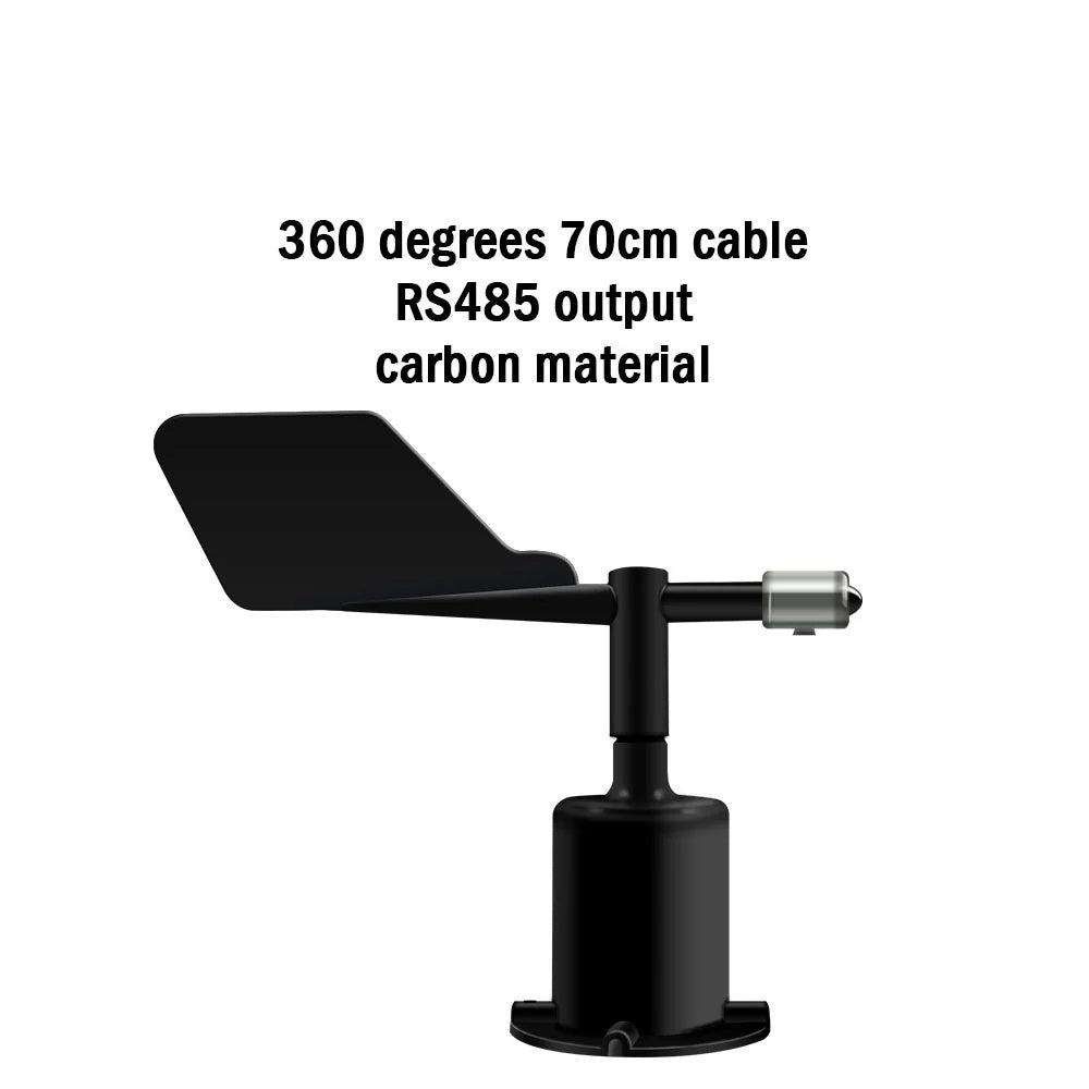 Anti-corrosion Wind Speed Sensor 0-360degree Polycarbonate Wind direction sensor Anemometer Speed Measuring Tool Eight Direction