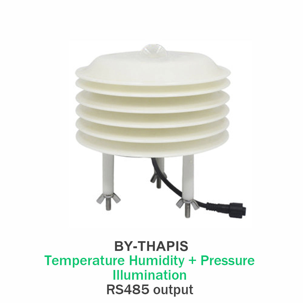 TTE-BY Outdoor Atmosphere Temperature Humidity Noise Pressure PM2.5 Illumination CO2 Sensor With Rs485 Output