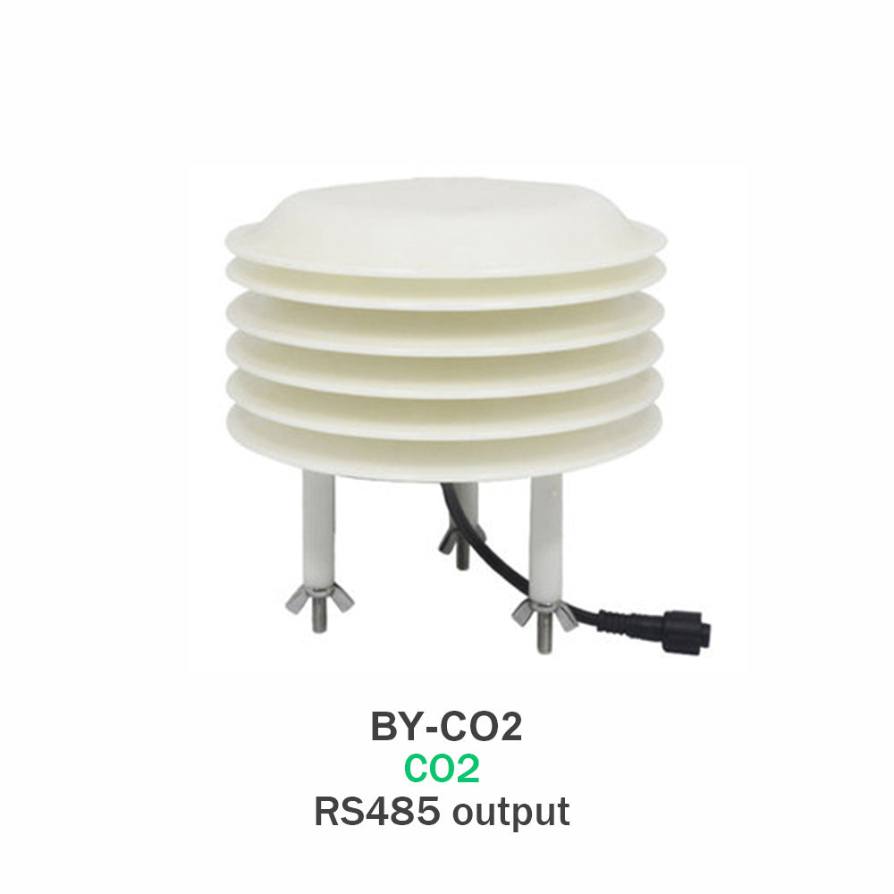 TTE-BY Outdoor Atmosphere Temperature Humidity Noise Pressure PM2.5 Illumination CO2 Sensor With Rs485 Output