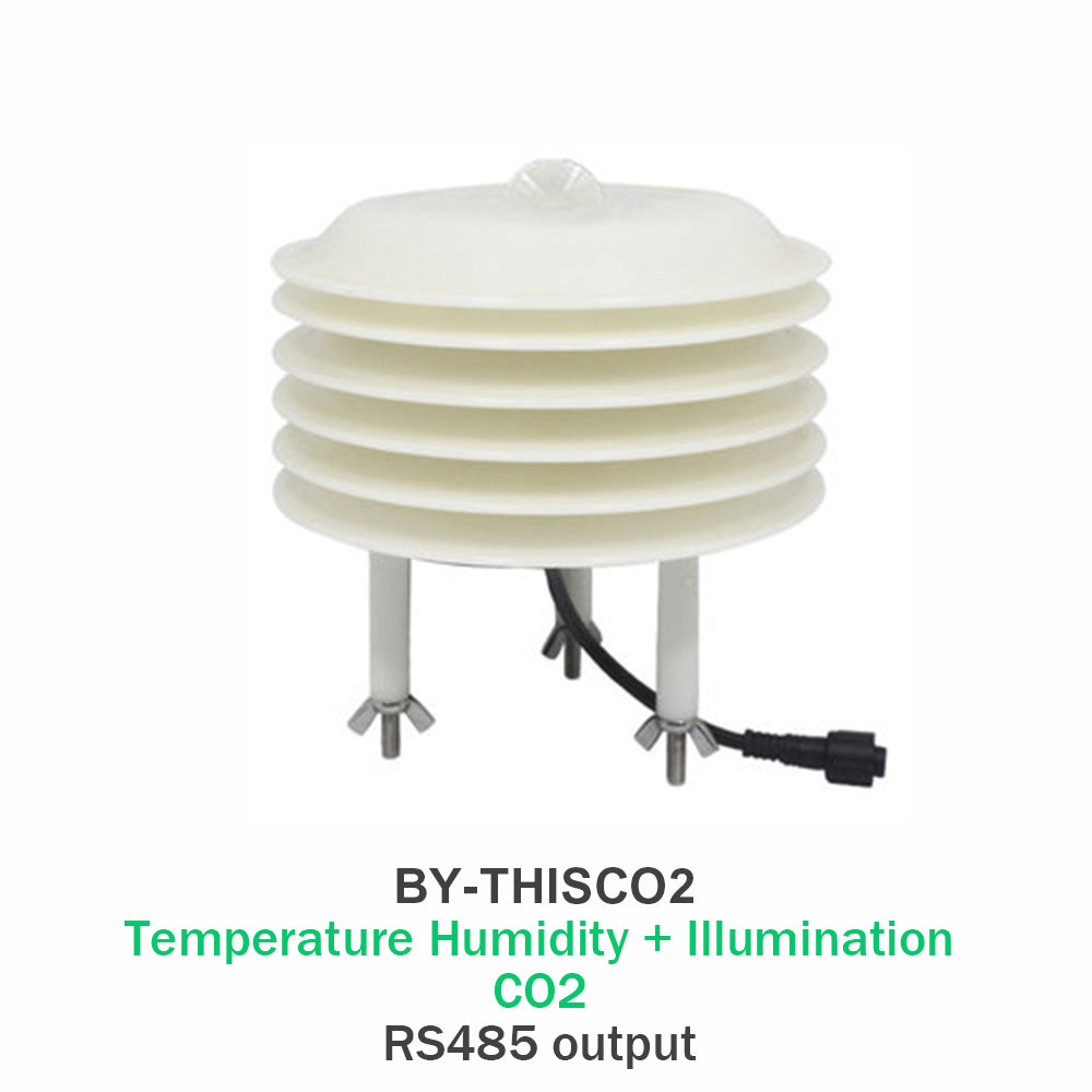 TTE-BY Outdoor Atmosphere Temperature Humidity Noise Pressure PM2.5 Illumination CO2 Sensor With Rs485 Output