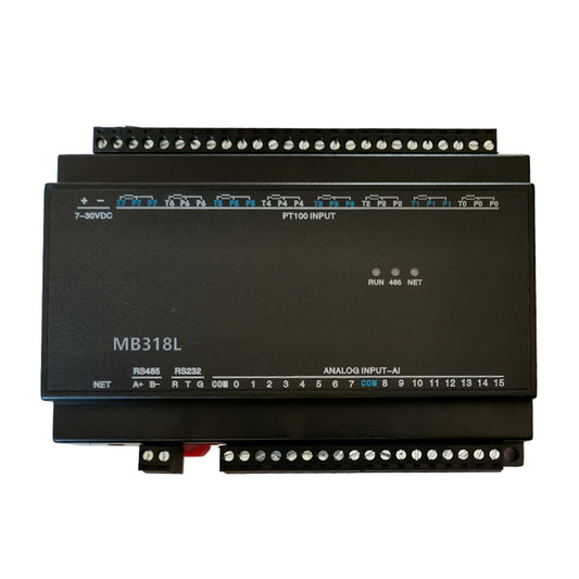 MB318L 8PT+16AI RS485 RS232 Ethernet Modbus Rtu Tcp Io Acquisition Module