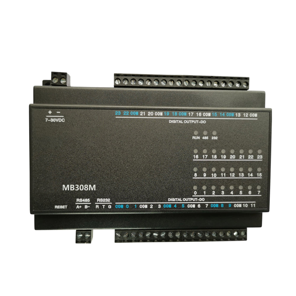 MB308M 24DO 16-Channel Digital Output Normal Open Relay Modbus Controller