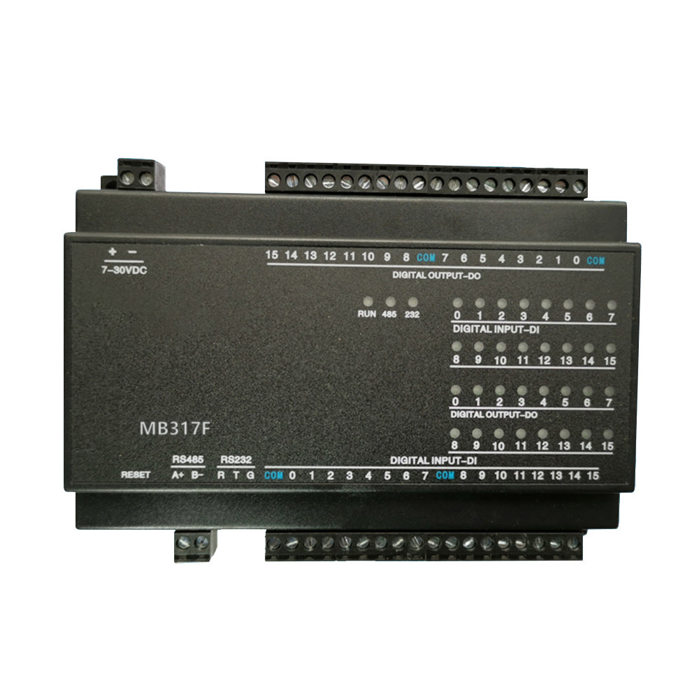 MB317F 16DI+16DO(NPN) RS485 RS232 Ethernet Modbus Rtu Tcp Io Acquisition Module