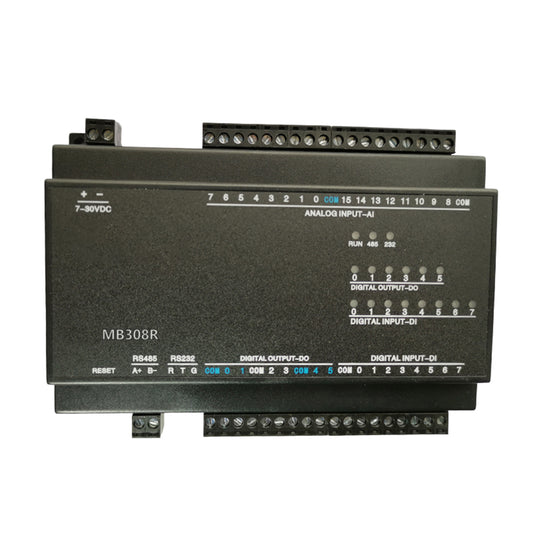 MB308R 16AI+8DI+6DO RS485 RS232 Ethernet Modbus Rtu Tcp Io Acquisition Module