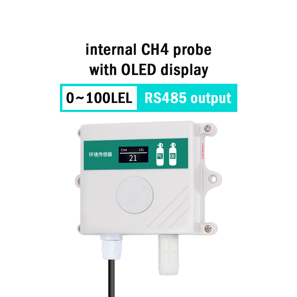 CH4 sensor CH4 transmitter methane transmitter in greenhouse agriculture farm methane detector modbus RS485