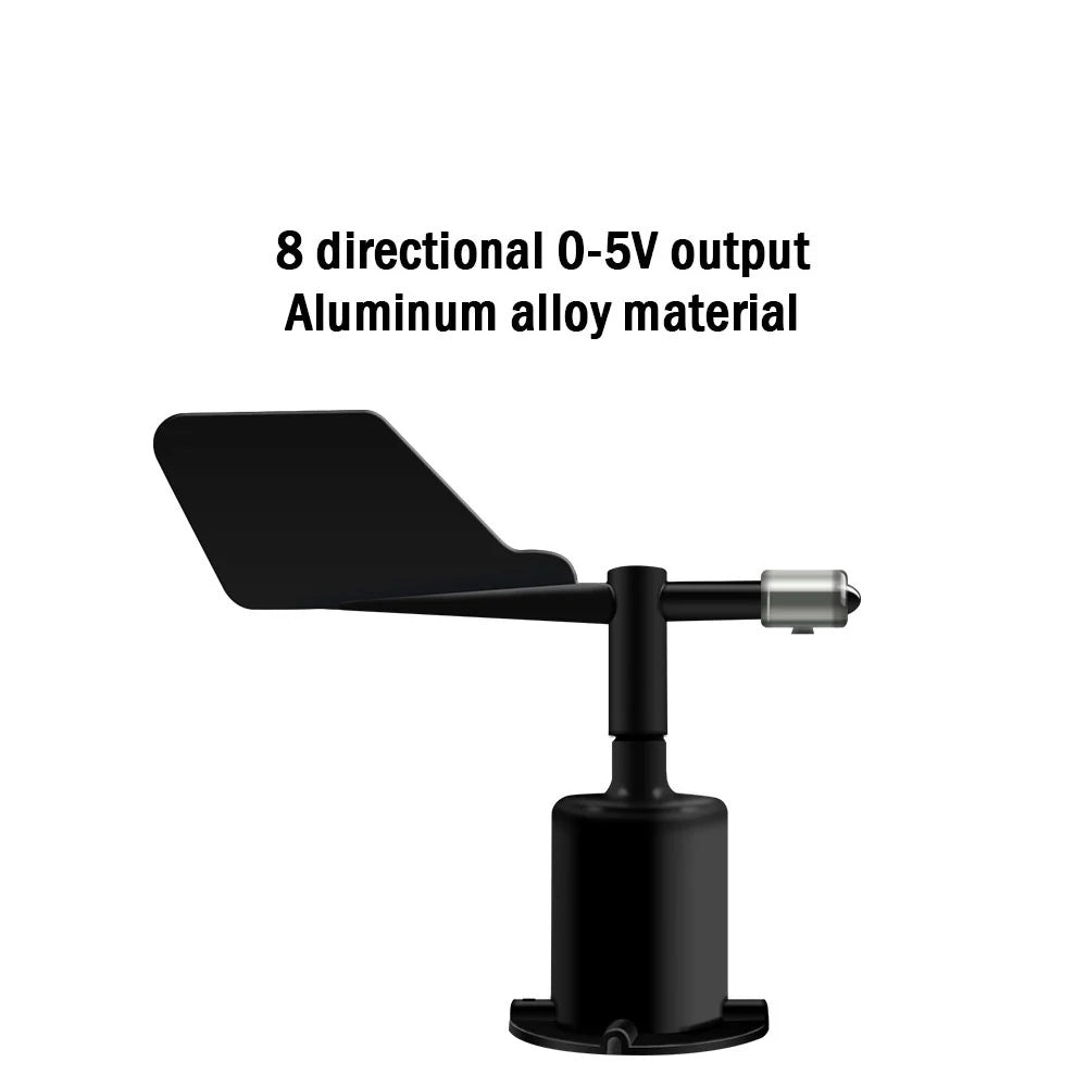 Anti-corrosion Wind Speed Sensor 0-360degree Polycarbonate Wind direction sensor Anemometer Speed Measuring Tool Eight Direction