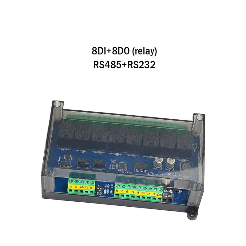 TTE-BK-0808R-S 8Di / 8Do Digital input and output Rs485 Modbus Io Module / Modbus rtu