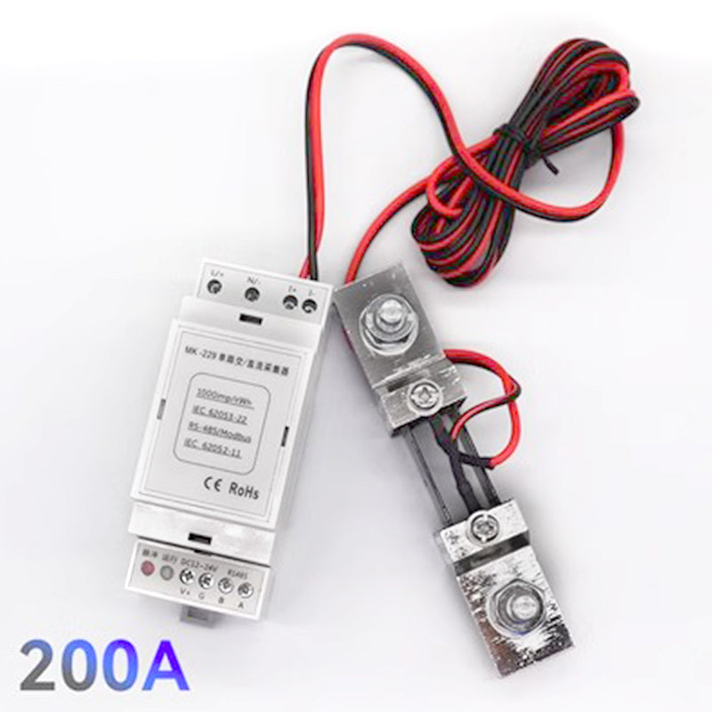 RS485 Modbus Single-channel AC/DC Power Meter Voltage Current Power Energy Acquisition Module