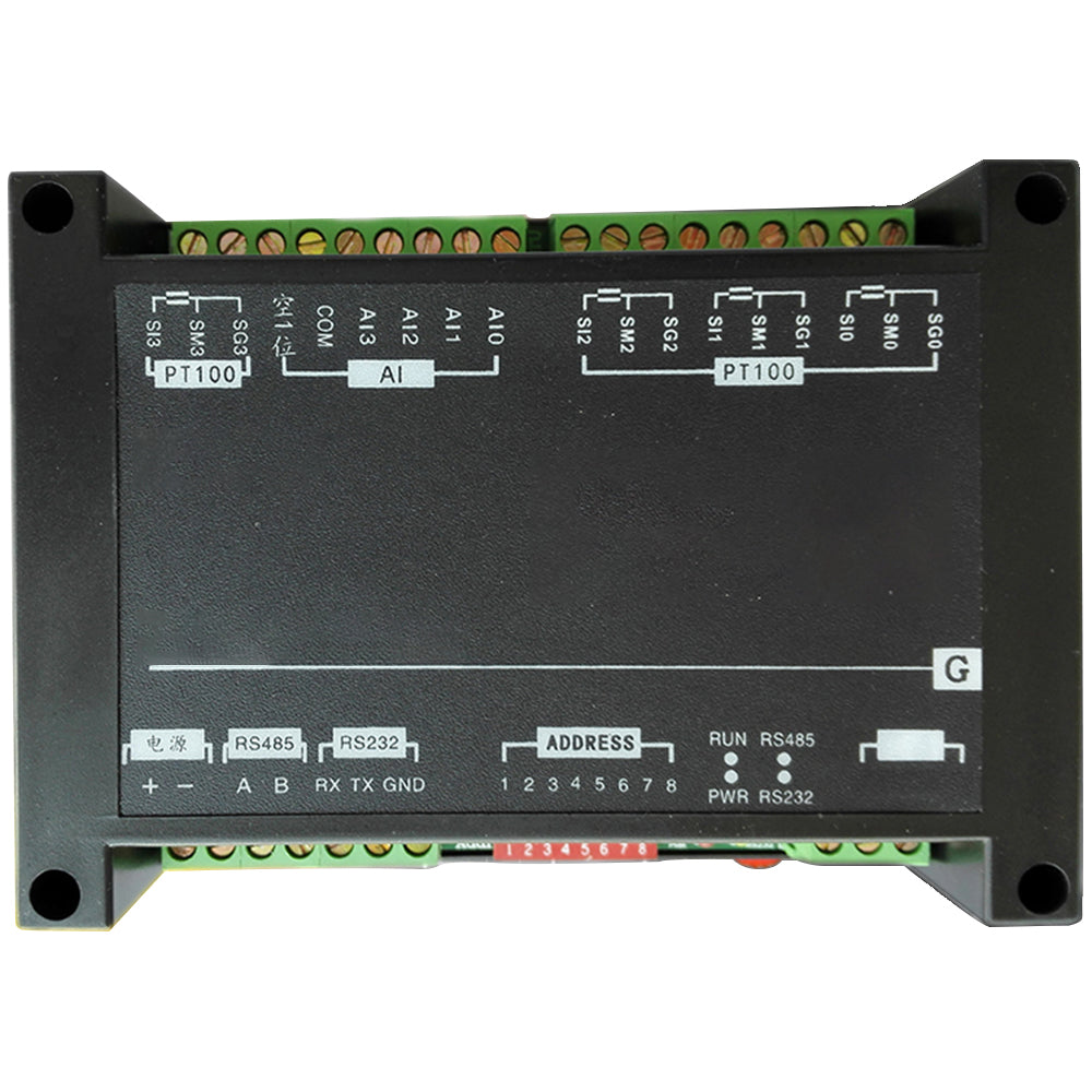 MB318B 4PT+4AI 4-Channel PT100 Temperature RS485 Modbus Acquisition Module