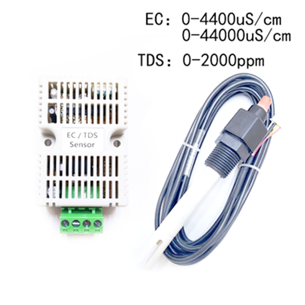 Water EC transmitter EC sensor TDS conductivity sensor module 4-20ma 0-5V 0-10V RS485 output analog output voltage