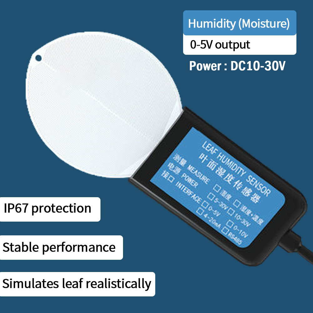 Outdoor Leaf Surface Temperature and Humidity Moisture Sensor Transmitter with RS485/4-20mA/0-5V Output
