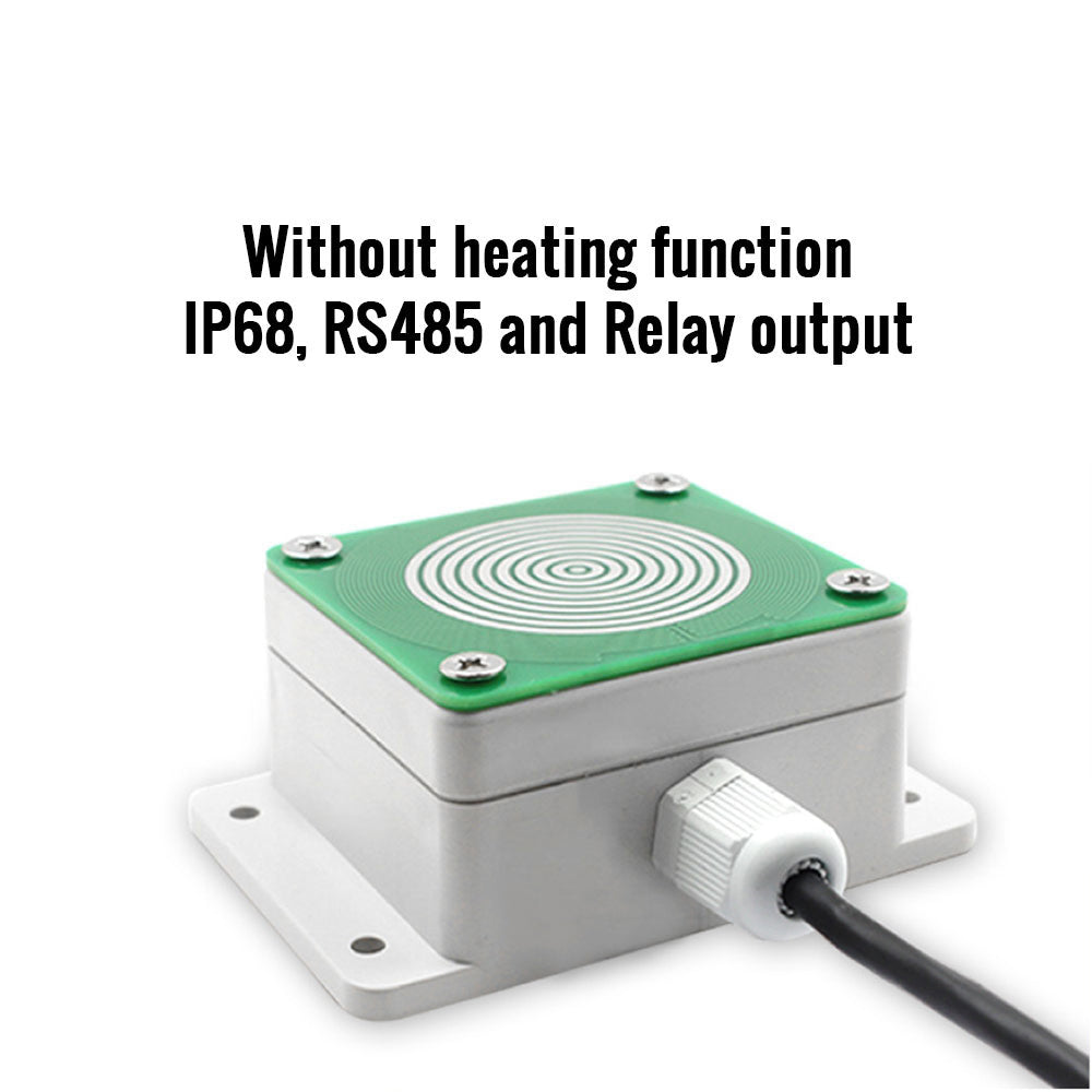 Rain and snow sensor, rain, snow storm detection transmitter, RS485 or relay output with heating function