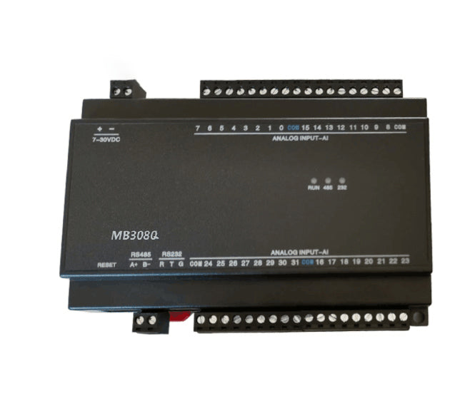 MB308Q 32AI+4Ao RS485 RS232 Ethernet Modbus Tcp Module