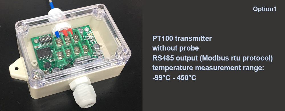 RS485 PT100 temperature sensor