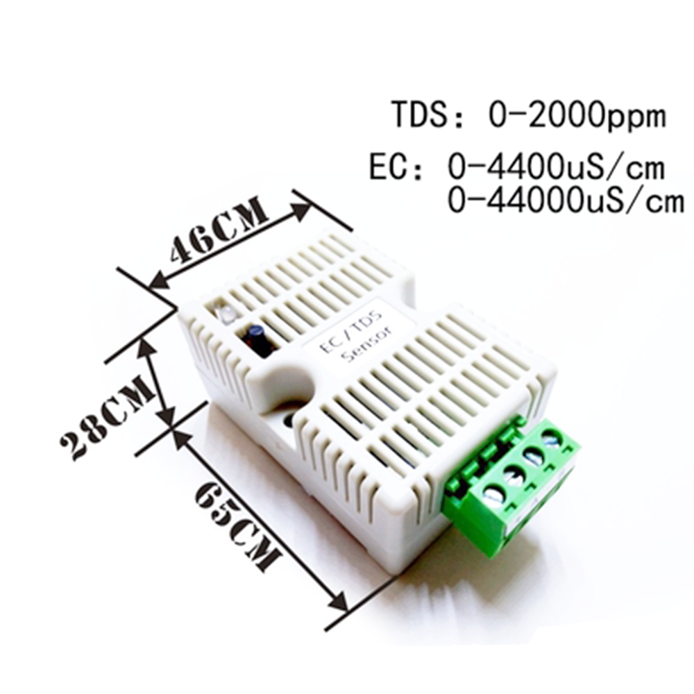 Water EC transmitter EC sensor TDS conductivity sensor module 4-20ma 0-5V 0-10V RS485 output analog output voltage