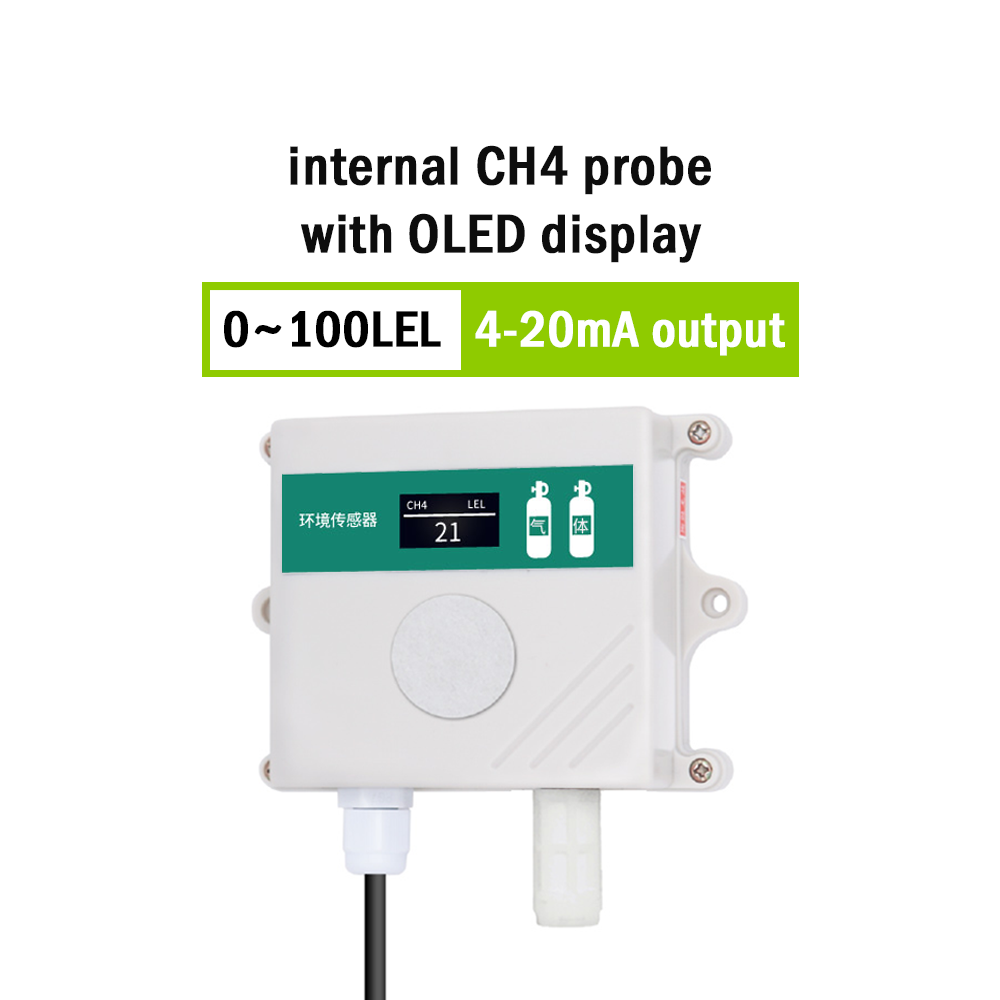 CH4 sensor CH4 transmitter methane transmitter in greenhouse agriculture farm methane detector modbus RS485
