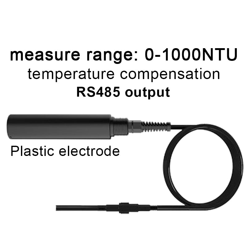 RS485 Turbidity Sensor Detector Turbidity Sludge Concentration Meter MLSS Turbiditys Suspension Water Quality Transmitters