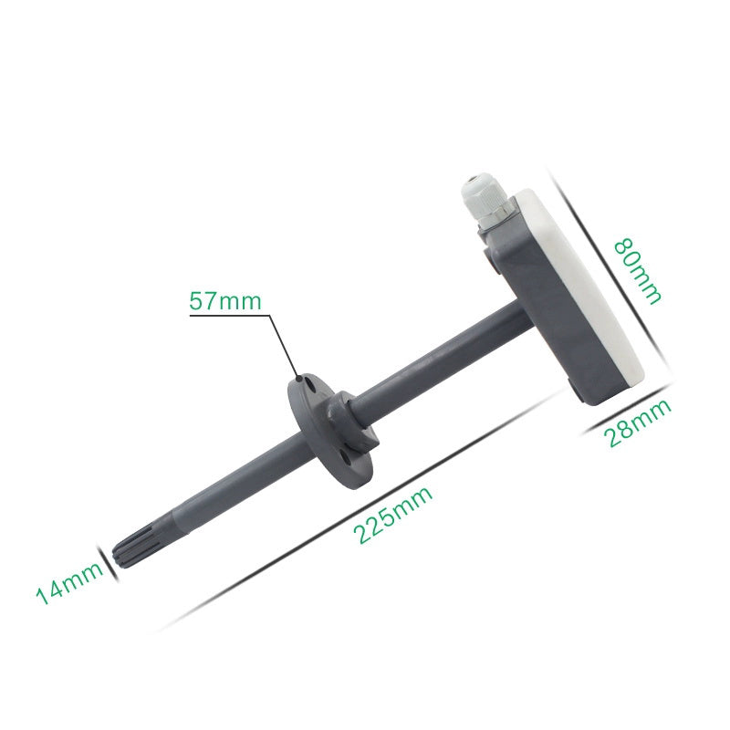 Pipeline Air Duct Type Temperature and Humidity Transmitter with RS485 4-20mA 0-5V 0-10V Output