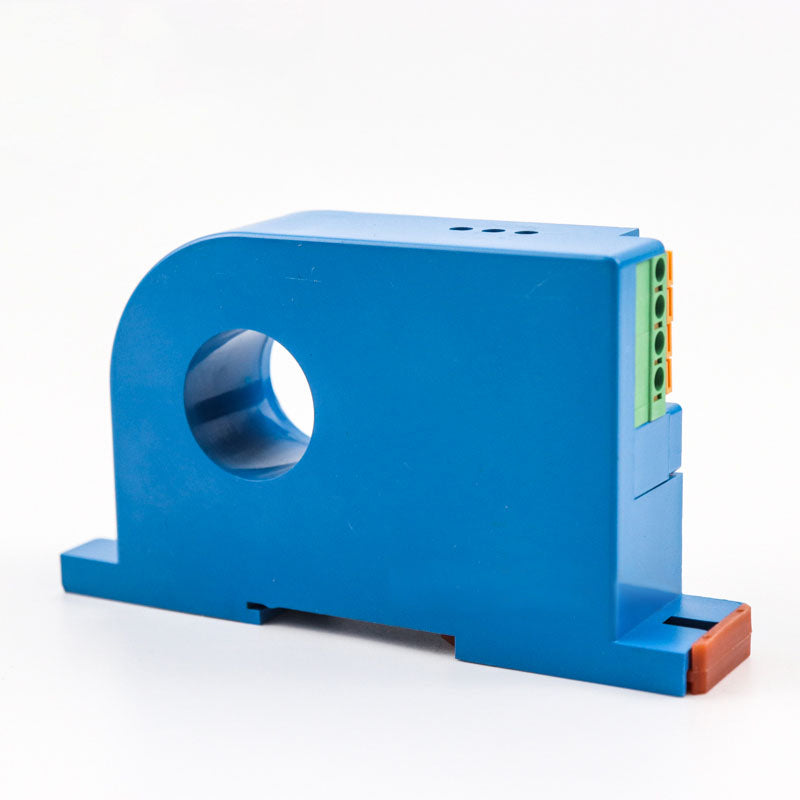 DC 0-200A Input 4-20mA/RS485 output Din type Current Transmitter closed loop Perforated DC ampere signal transducer current