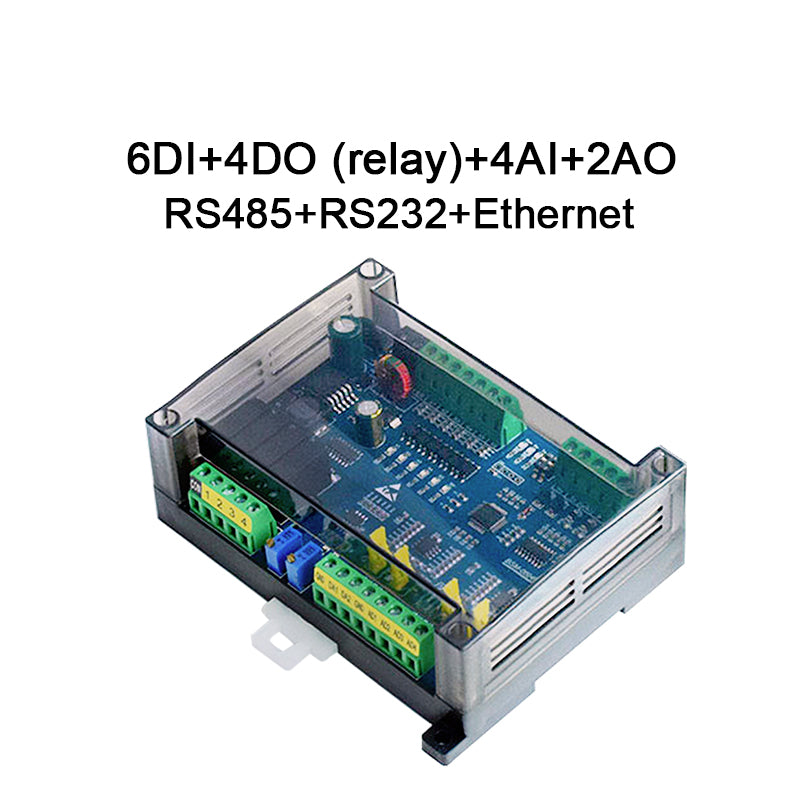 TTE-BK-06040402 6Di 4Do 4Ai 2Ao Digital input and output Analog Input and Output RS485 RS232 Modbus Rtu Io Module