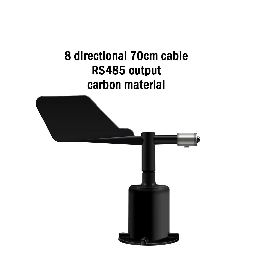 Anti-corrosion Wind Speed Sensor 0-360degree Polycarbonate Wind direction sensor Anemometer Speed Measuring Tool Eight Direction