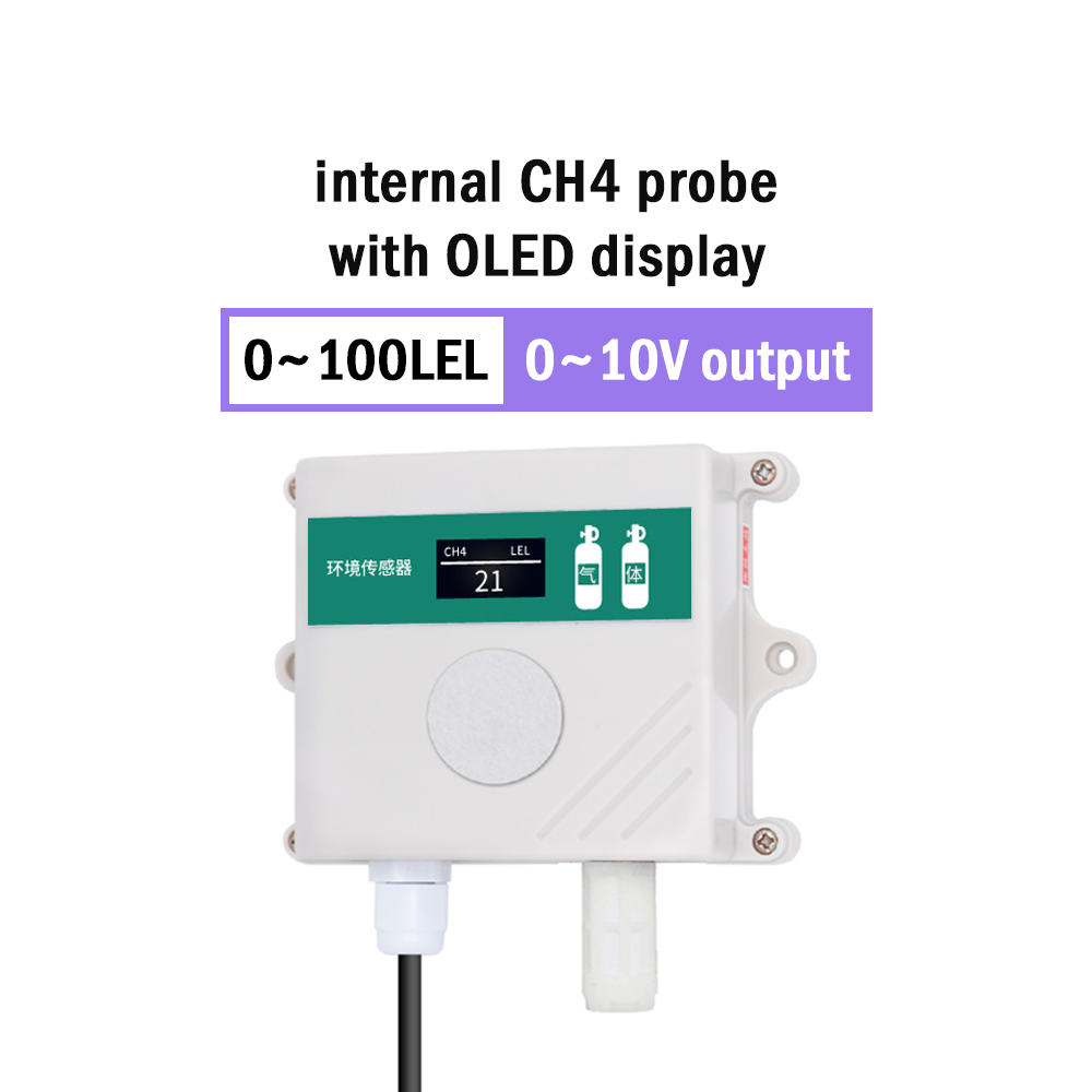 CH4 sensor CH4 transmitter methane transmitter in greenhouse agriculture farm methane detector modbus RS485