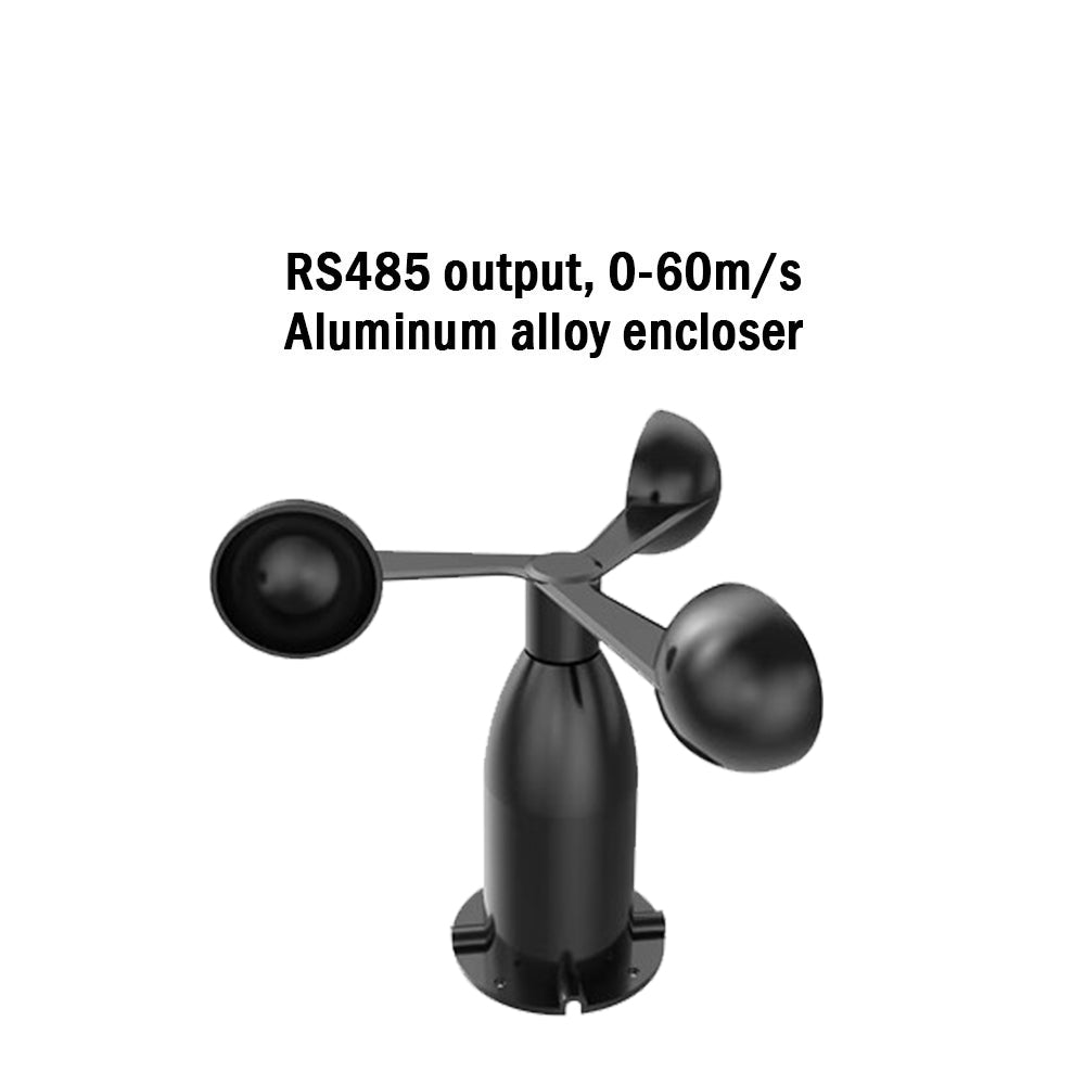 0-60m/s Aluminum alloy Wind Speed Sensor 4-20MA 0-5V 0-10V RS485 Pulse Output Wind Speed Transmitter Anemometer