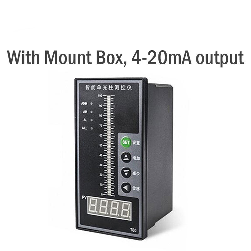 Waterproof Integral Level Transmitter Controller Input Water Level Sensor 4-20MA RS485 display Float Switch Mount Box