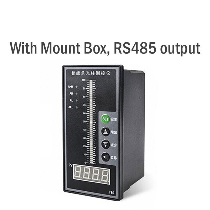 Waterproof Integral Level Transmitter Controller Input Water Level Sensor 4-20MA RS485 display Float Switch Mount Box