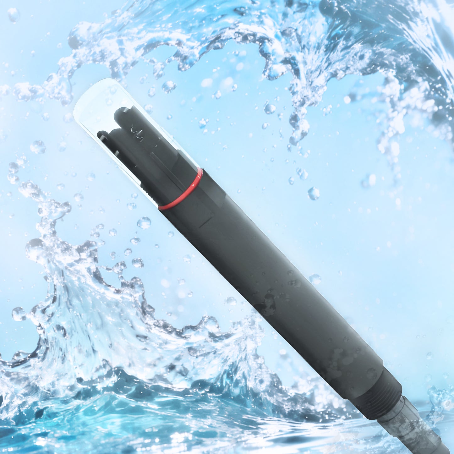 RS485 Output 0-2mg/L / 0-8mg/L / 0-20mg/L Residual Chlorine Sensor | Three-Electrode Structure, No Frequent Calibration Required