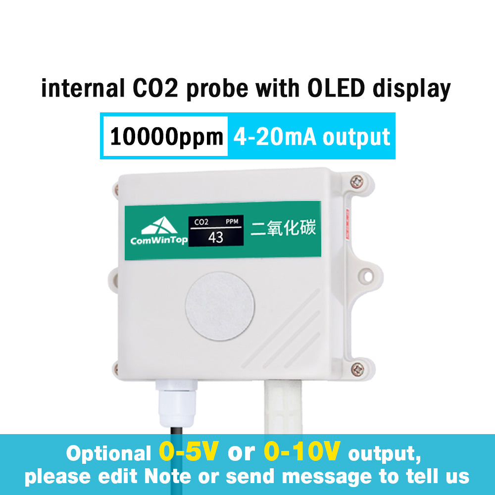 Carbon Dioxide Sensor Agricultural Greenhouse High-Precision Industrial RS485 CO2 Transmitter