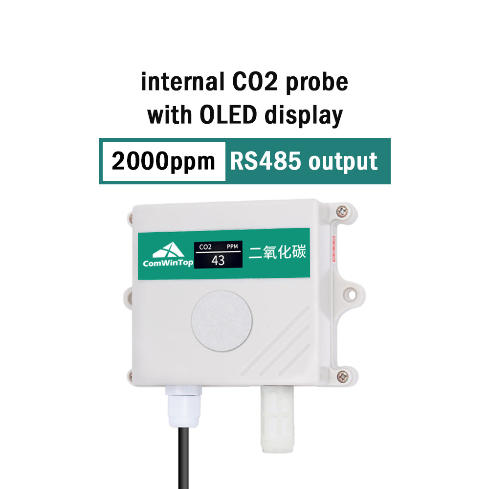 Carbon Dioxide Sensor Agricultural Greenhouse High-Precision Industrial RS485 CO2 Transmitter