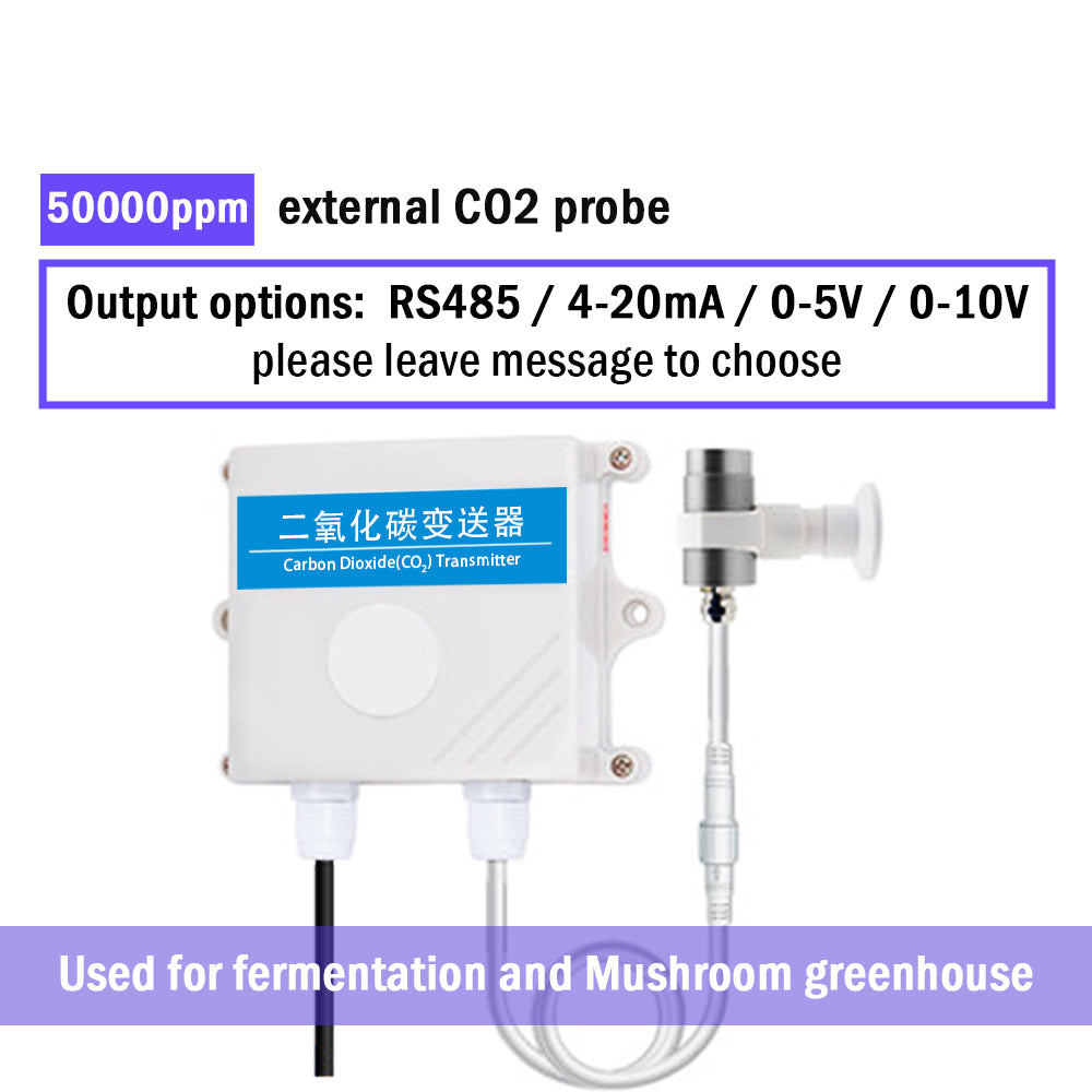 Carbon Dioxide Sensor Agricultural Greenhouse High-Precision Industrial RS485 CO2 Transmitter