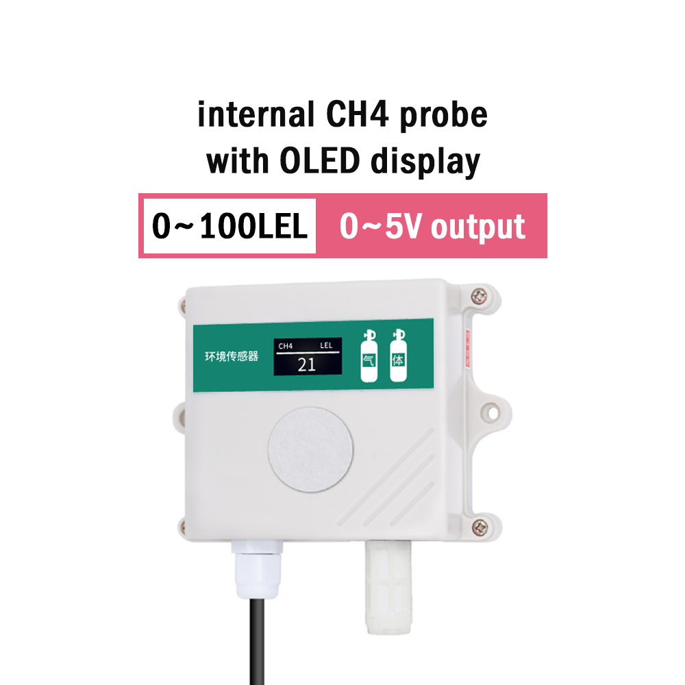 CH4 sensor CH4 transmitter methane transmitter in greenhouse agriculture farm methane detector modbus RS485