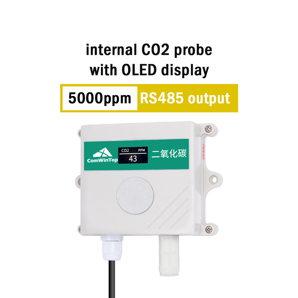 Carbon Dioxide Sensor Agricultural Greenhouse High-Precision Industrial RS485 CO2 Transmitter