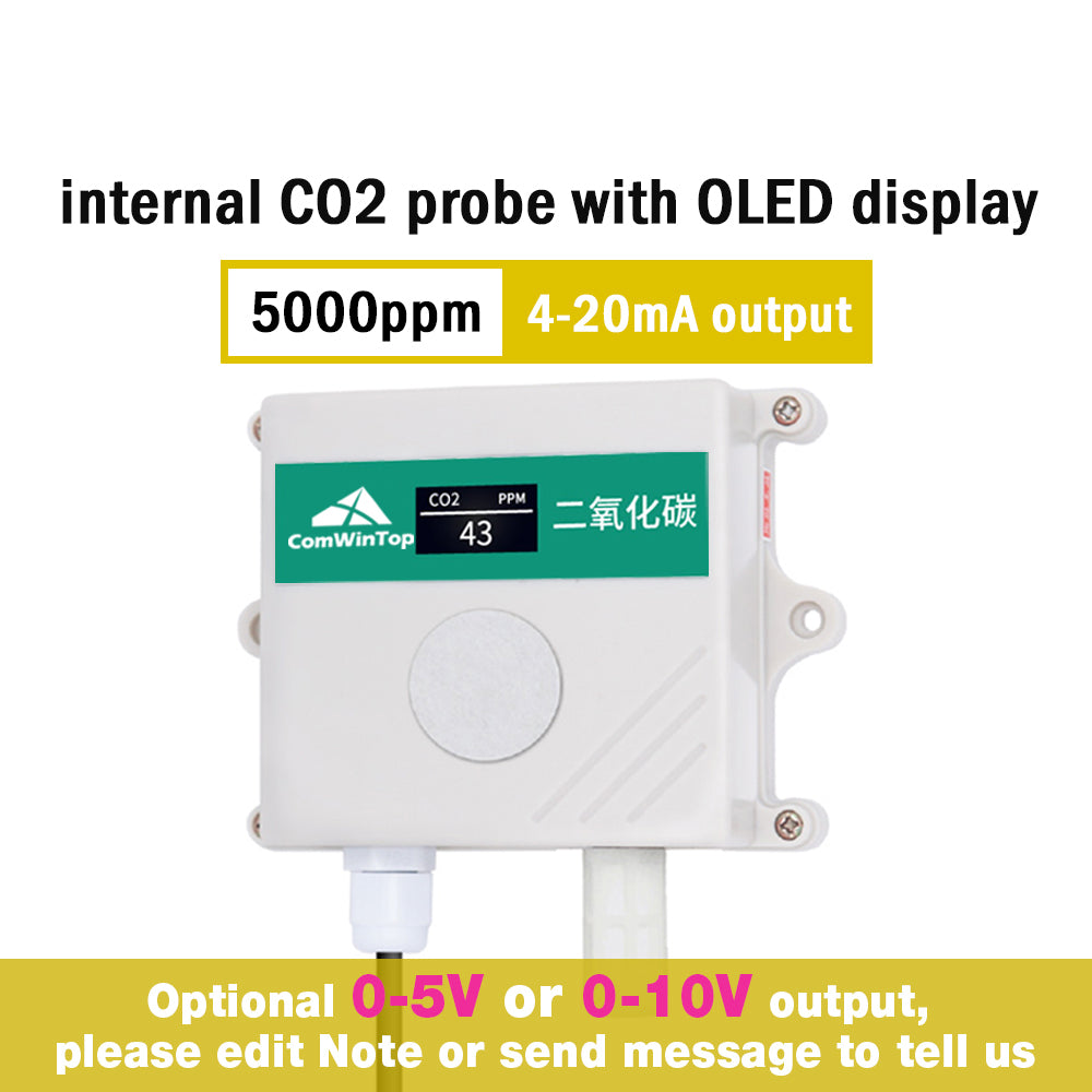 Carbon Dioxide Sensor Agricultural Greenhouse High-Precision Industrial RS485 CO2 Transmitter