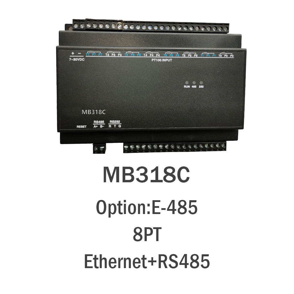MB318C 8PT 8-Channel PT100 Temperature Modbus Acquisition Module
